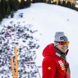 Valentin Crettaz espère afficher le même sourire ce week-end à Kitzbühel que la semaine dernière à Wengen.